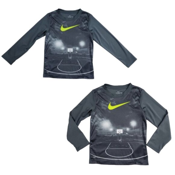 Nike Boys Size 7 Athletic Bundle Shorts, Tees & Long Sleeve Performance Shirt - Picture 6 of 14